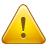yellow warning sign